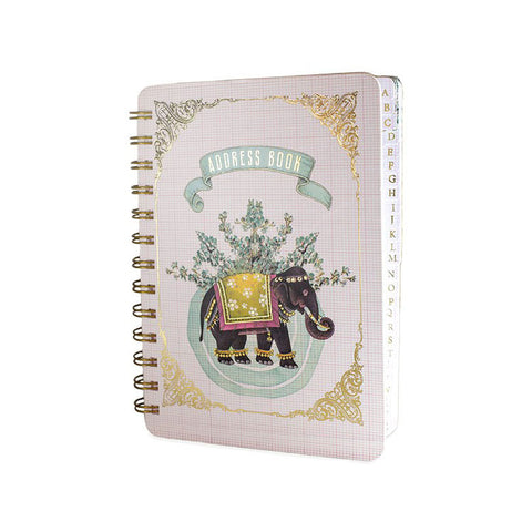 Address Book "Happy Elephant"|Répertoire à Spirales "Happy Elephant"