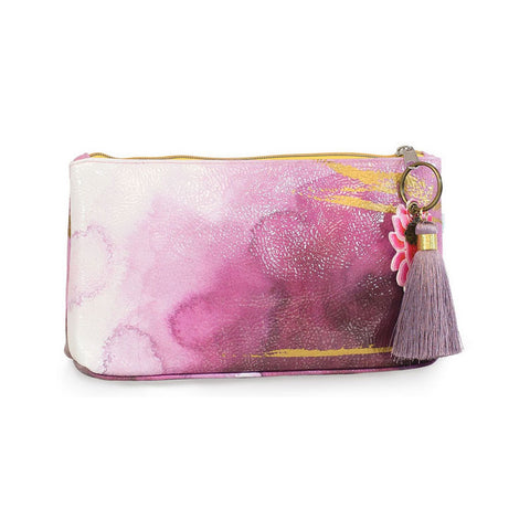 Small Accessory Bag "Plum Watercolor"|Petite Pochette "Plum Watercolor"
