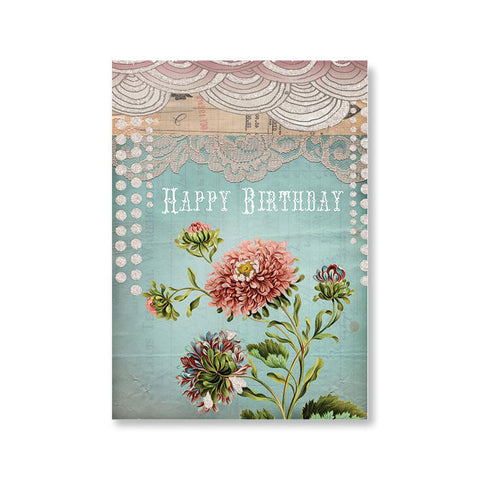 Greeting Card Birthday "Lace"|Cartes de voeux Birthday "Lace"
