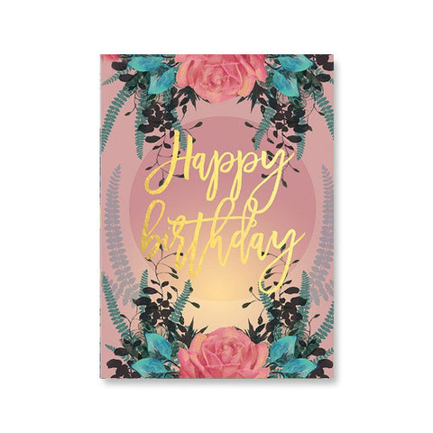 Greeting Card "Birthday Rose"|Carte de voeux "Birthday Rose"