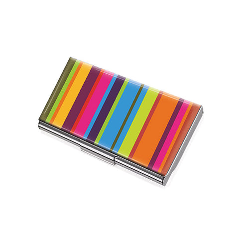 Business Card Case "Retro Stripes"|Etui pour Cartes de Visite "Retro Stripes"