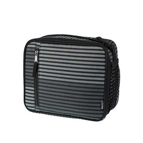 Freezable Classic Lunch Box Gray Stripe|Sac Isotherme classique "Gray Stripe"