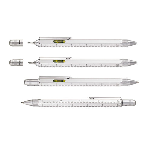 Construction Tool Pen "Silver"|Stylo Multifonctions "Argent"