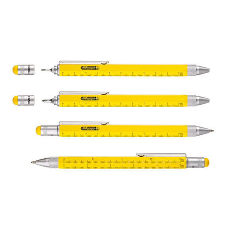 Construction Tool Pen "Yellow"|Stylo Multifonctions "Jaune"