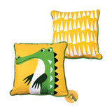 Crocodile Cushion with filling