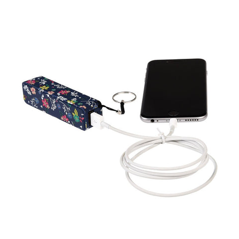 Portable USB Charger"Ditsy Garden"|Chargeur Portable USB "Ditsy Garden"