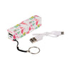 Portable USB Charger“Flamingo Bay”|Chargeur Portable USB “Flamingo Bay”