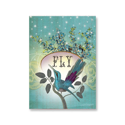 Greeting Card "Fly Bluebird"|Carte de voeux "Fly Bluebird"