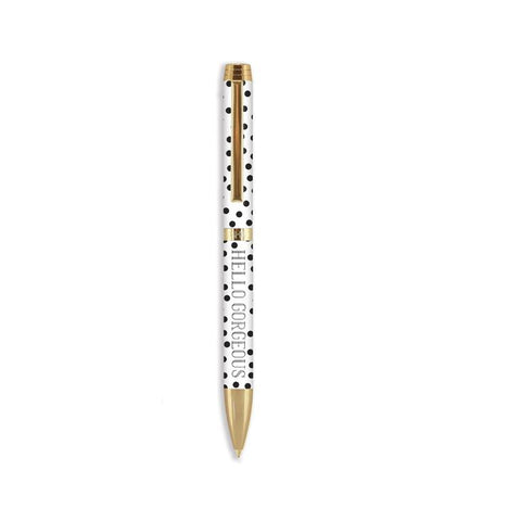 Fashion Pen “Gold Dots”| Stylo tendance “Gold Dots” (Points d’or)