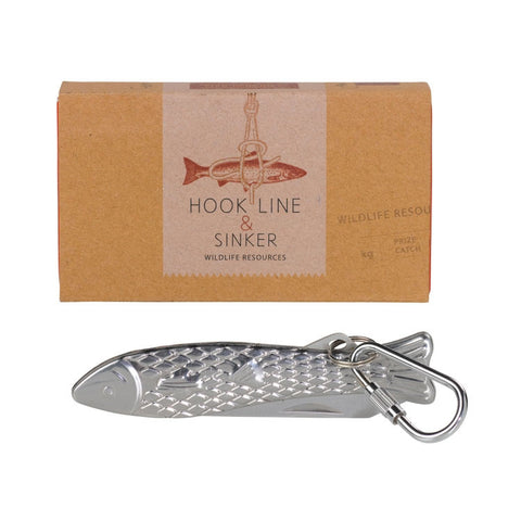 Silver Fish Shaped Pen Knife|Canif en forme de poisson argenté