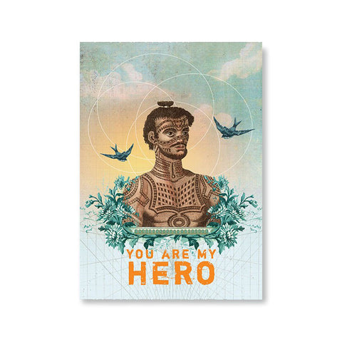 Greeting Card "Hero"|Cartes de voeux "Hero"