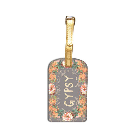 Luggage Tag "Gypsy Peach"| Étiquette de bagage "Gypsy Peach"