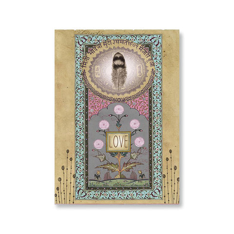 Greeting Card "Love Feather"|Cartes de voeux "Love Feather"