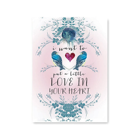 Greeting Card "Love in Your Heart"|Cartes de voeux "Love in Your Heart"
