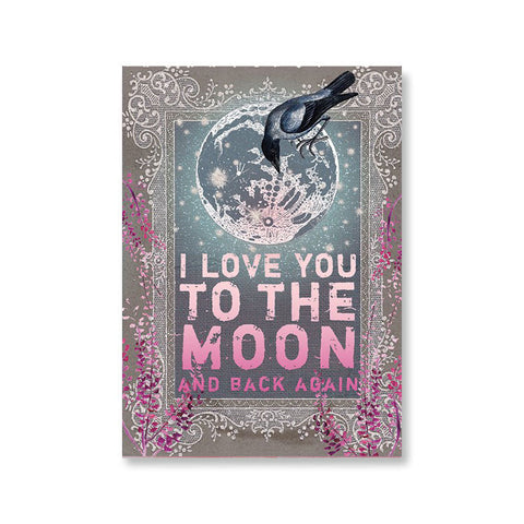 Greeting Card "Moon & Back"|Cartes de voeux "Moon & Back"