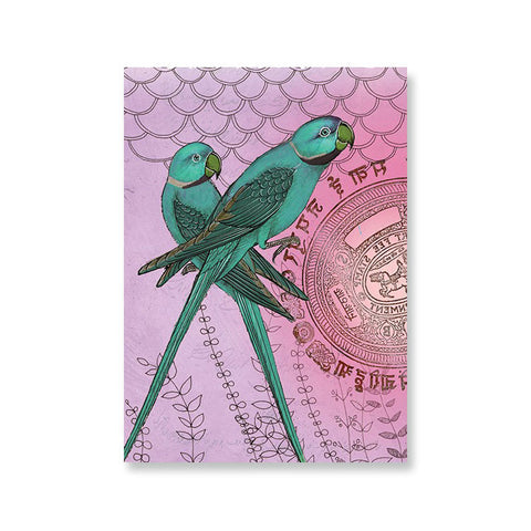 Greeting Card "Parrots"|Cartes de voeux "Parrots"