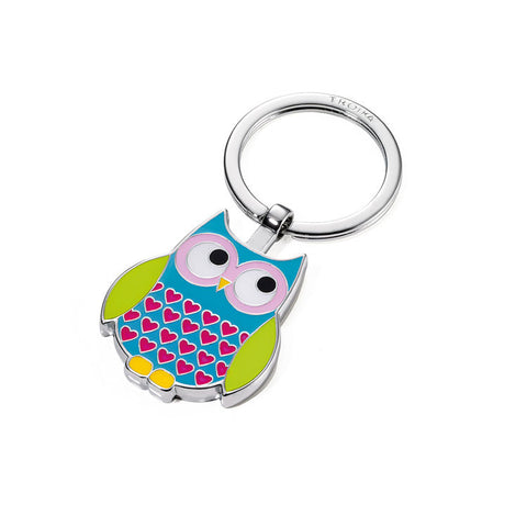 Owl Keyring "Rosy"|Porte-clés Hibou "Rosy"