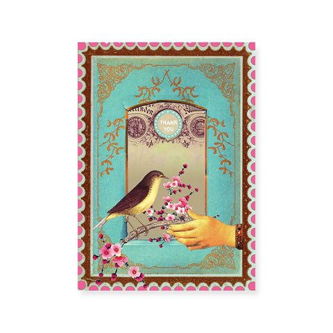 Greeting Card "Victorian Thank"|Cartes de voeux "Victorian Thank"