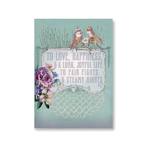 Greeting Card "Wedding Wish"|Cartes de voeux "Wedding Wish"