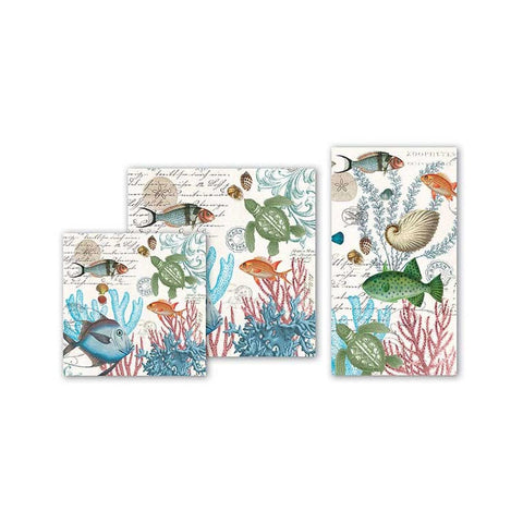 Sea Life Luncheon Napkins|Serviettes de table "Sea Life"