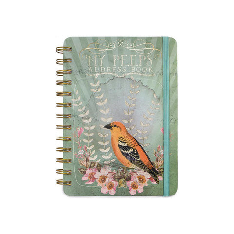 Address Book "Golden Bird"|Répertoire à Spirales "Golden Bird"