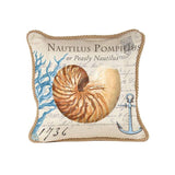 Shell Pillow "Nautilus"|Coussin Coquillage "Nautilus"