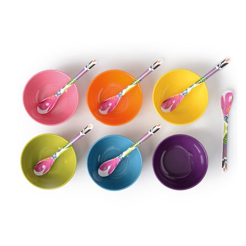 Set of Dessert Spoons "Oasis"|Ensemble de Cuillères à Dessert "Oasis"