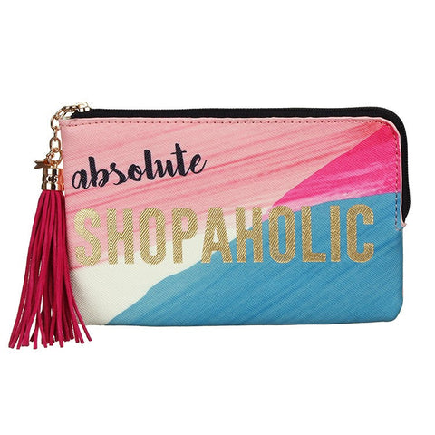 Zip Purse "Shopoholic"|Pochette zip "Shopoholic"