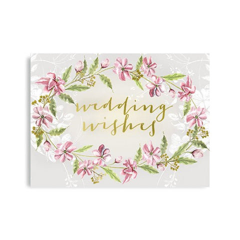 Greeting Card "Wedding Wishes"|Cartes de voeux "Wedding Wishes"