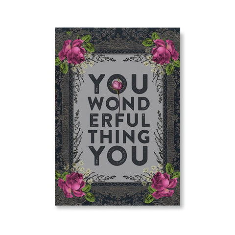 Greeting Card "Wonderful Thing"|Cartes de voeux Birthday "Tu es merveilleux"
